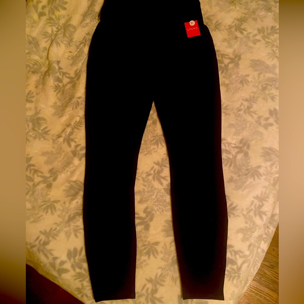 Spanx Small Black Ponte Legging Tall Size S